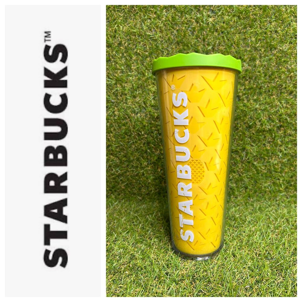 Starbucks 2014 Pineapple Cold‎ Cup Tumbler Venti 24 oz.